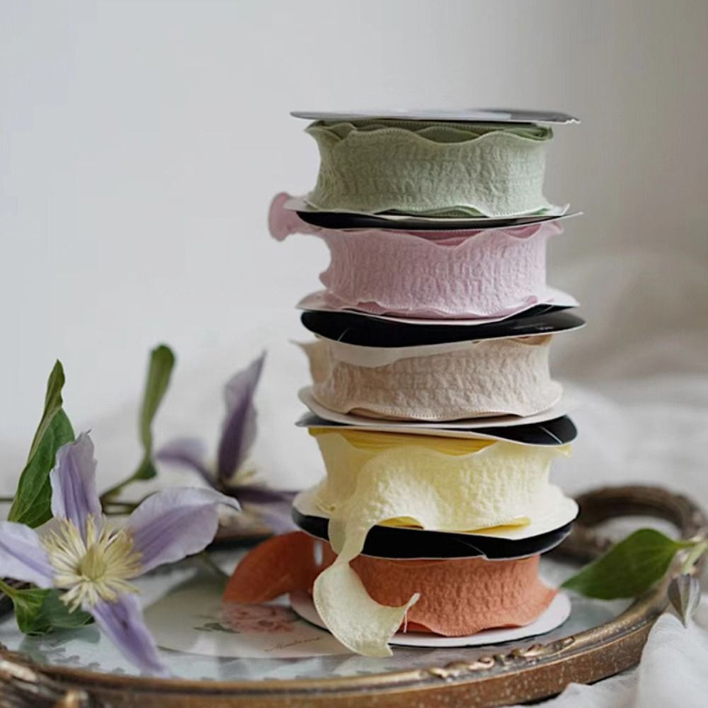 Florist Supply Ribbon - Blumenstrauß-Nähzubehör Blumendekoration Floristik Blumenverpackung Einwickelgarn Geknittertes