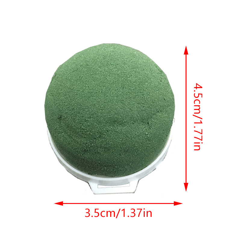 Floral Foam Oasis - 1/12 Stück Mini runder Blumenschaumhalter, grüner