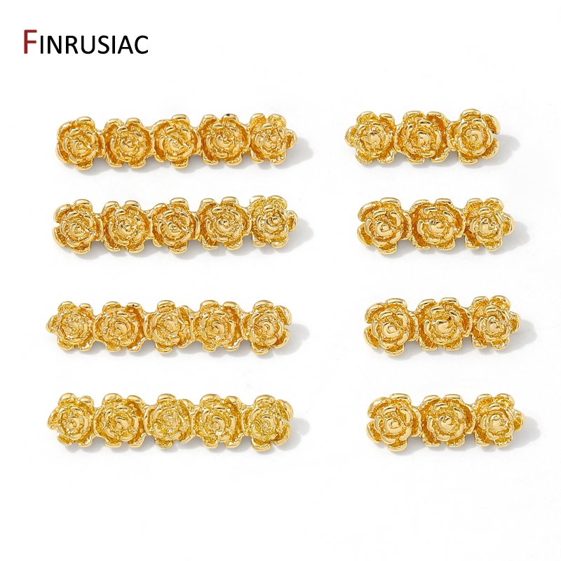 18K vergoldeter Messing-Rosenb – Flower Supplies Bewertung und Preis