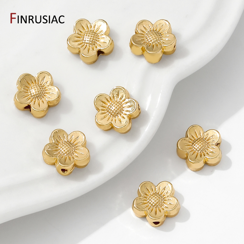 14K vergoldete Messing-Blumen- – Flower Supplies Bewertung und Preis