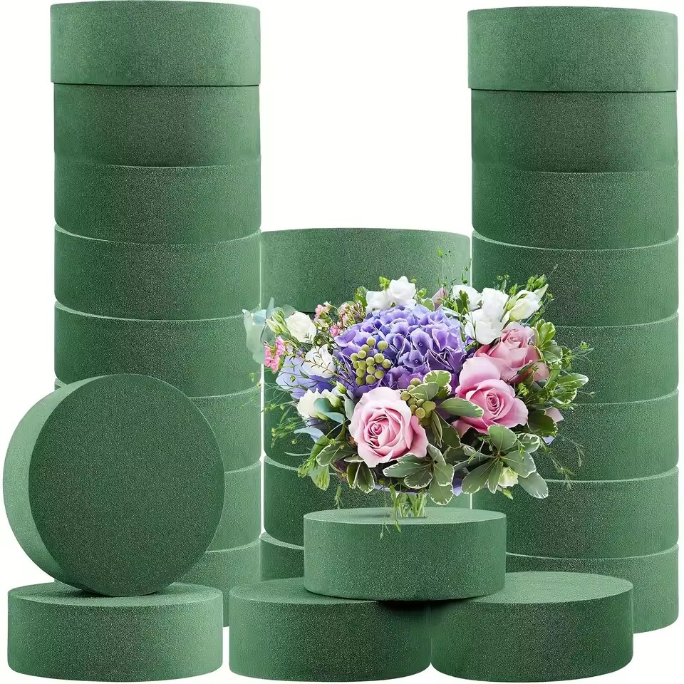 6PCS Grüne Blumenschaum Runde  – Floral Foam Oasis Bewertung und Preis