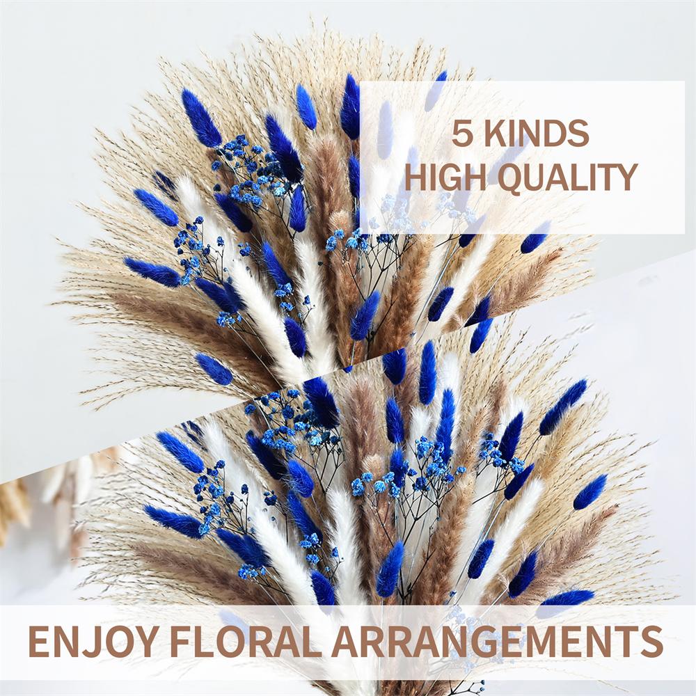 70 Stück blaue Pampas-künstlic – Baby Breath Dried Bewertung und Preis