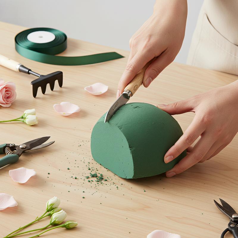 Grüner Blumenschaum Halbkugel  – Floral Foam Oasis Bewertung und Preis
