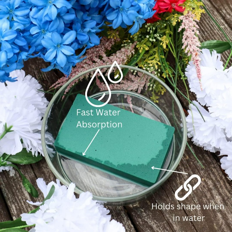 Quadratische Blumenschaumblöck – Floral Foam Oasis Bewertung und Preis
